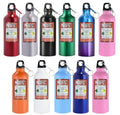 Botella de Agua de Aluminio Estilo JDM NOS | Antigoteo, Deportiva 500ml